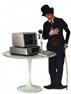 Werbung für den ersten IBM PC